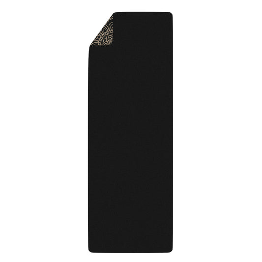 "Namaste, Bitches" Yoga Mat - Black