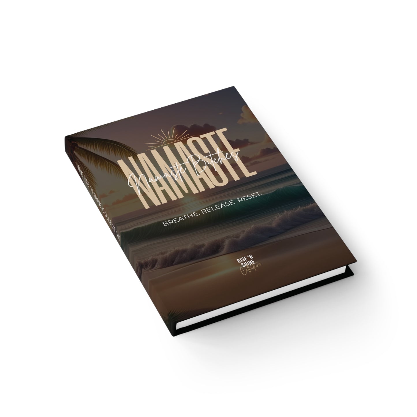 BREATHE. RESET. RELEASE. Hardcover Journal