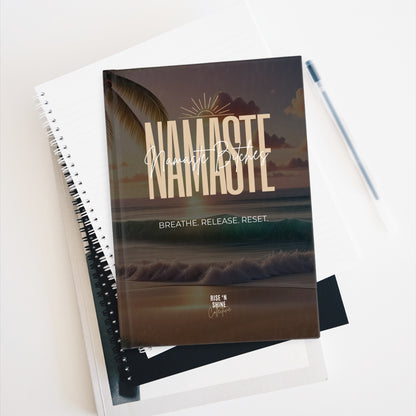 BREATHE. RESET. RELEASE. Hardcover Journal